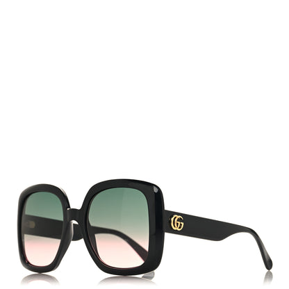 Gucci Acetate Square GG Web Sunglasses GG0713S Black 1 of 7