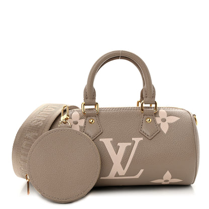 Louis Vuitton Empreinte Monogram Giant Papillon BB Tourterelle Cream 1 of 9