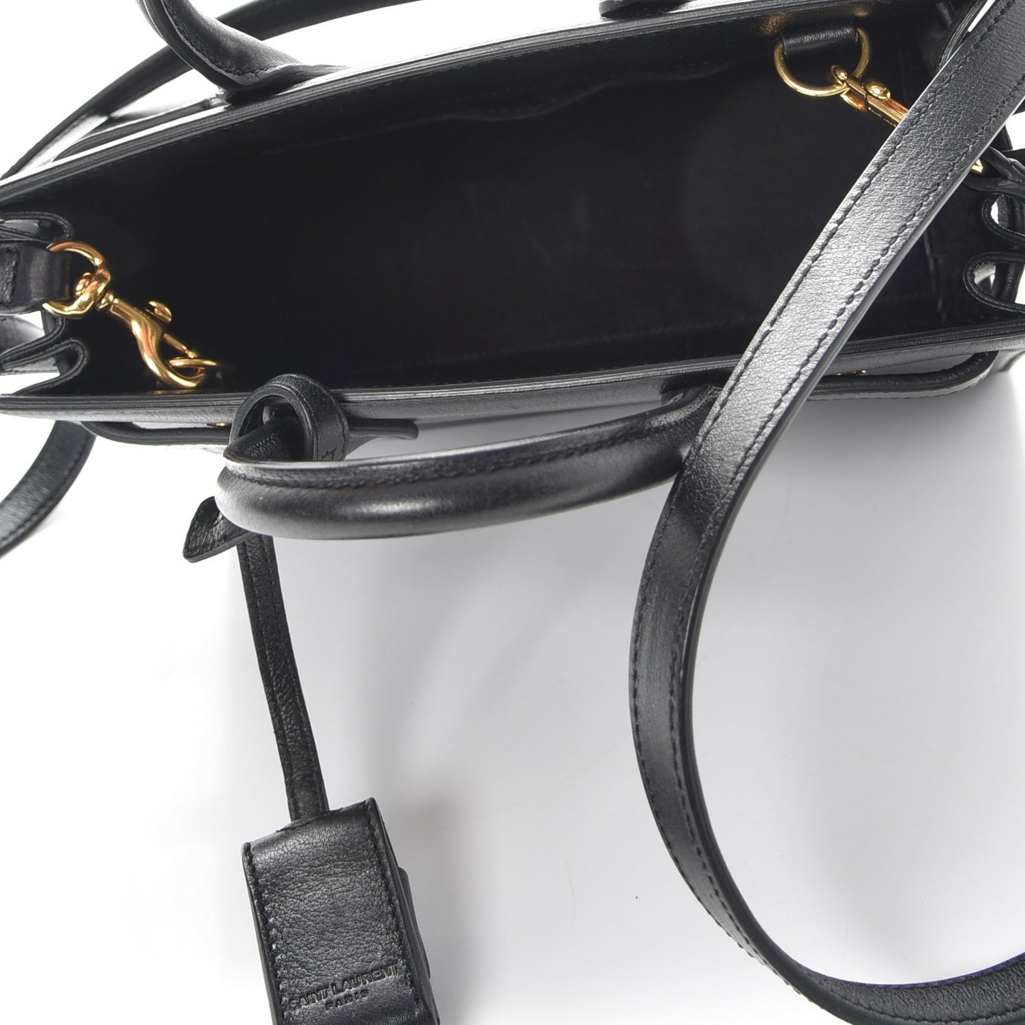 Calfskin Nano Sac de Jour Black