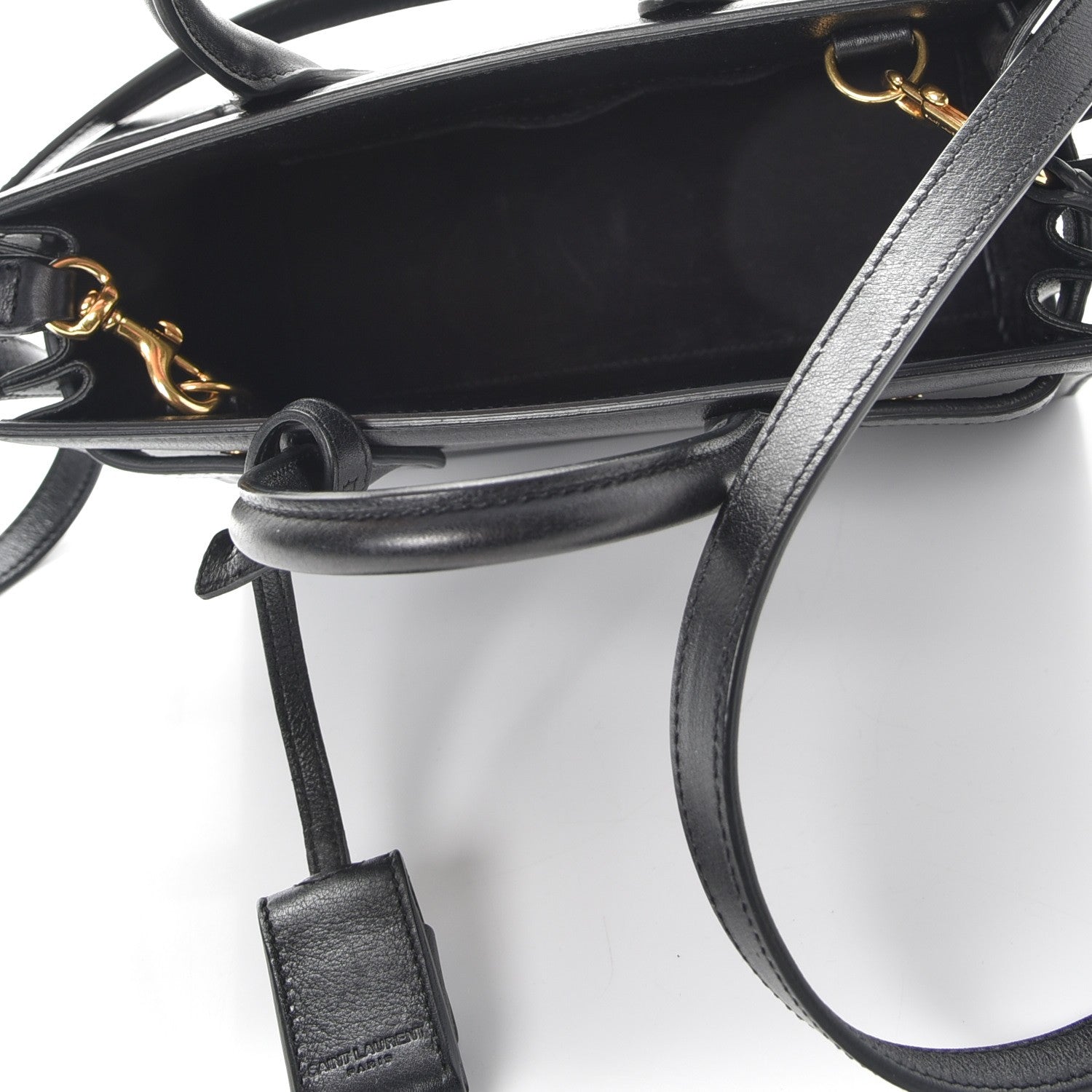 Saint Laurent Calfskin Nano Sac de Jour Black 5 of 7