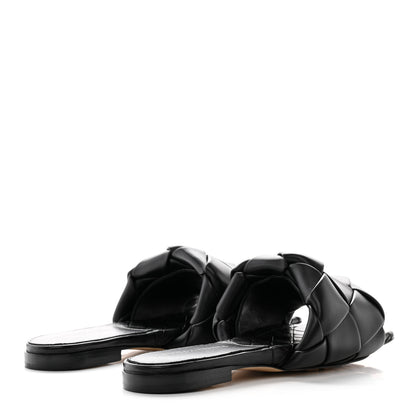Bottega Veneta Nappa Maxi Intrecciato Lido Flat Sandals 35 Black 4 of 15