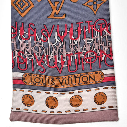 Louis Vuitton Silk Monogram Map Bandeau Quetsche 5 of 5