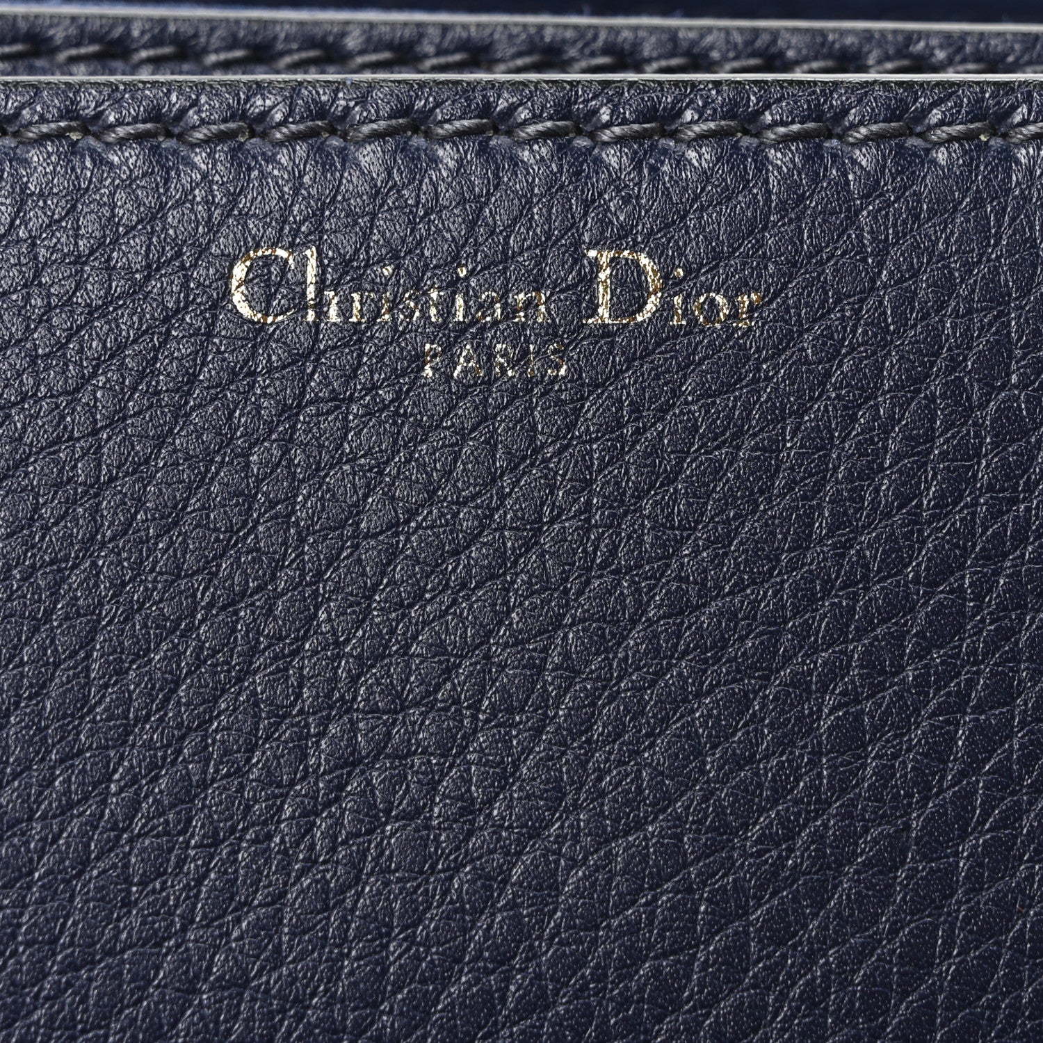 Christian Dior Grained Calfskin Dio(r)evolution Flap Bag Navy Blue 5 of 9