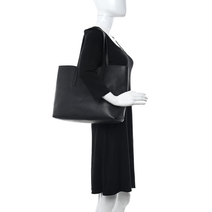 Fendi Vitello Vienna Enamel F is Fendi Shopping Tote Black Taupe 2 of 20