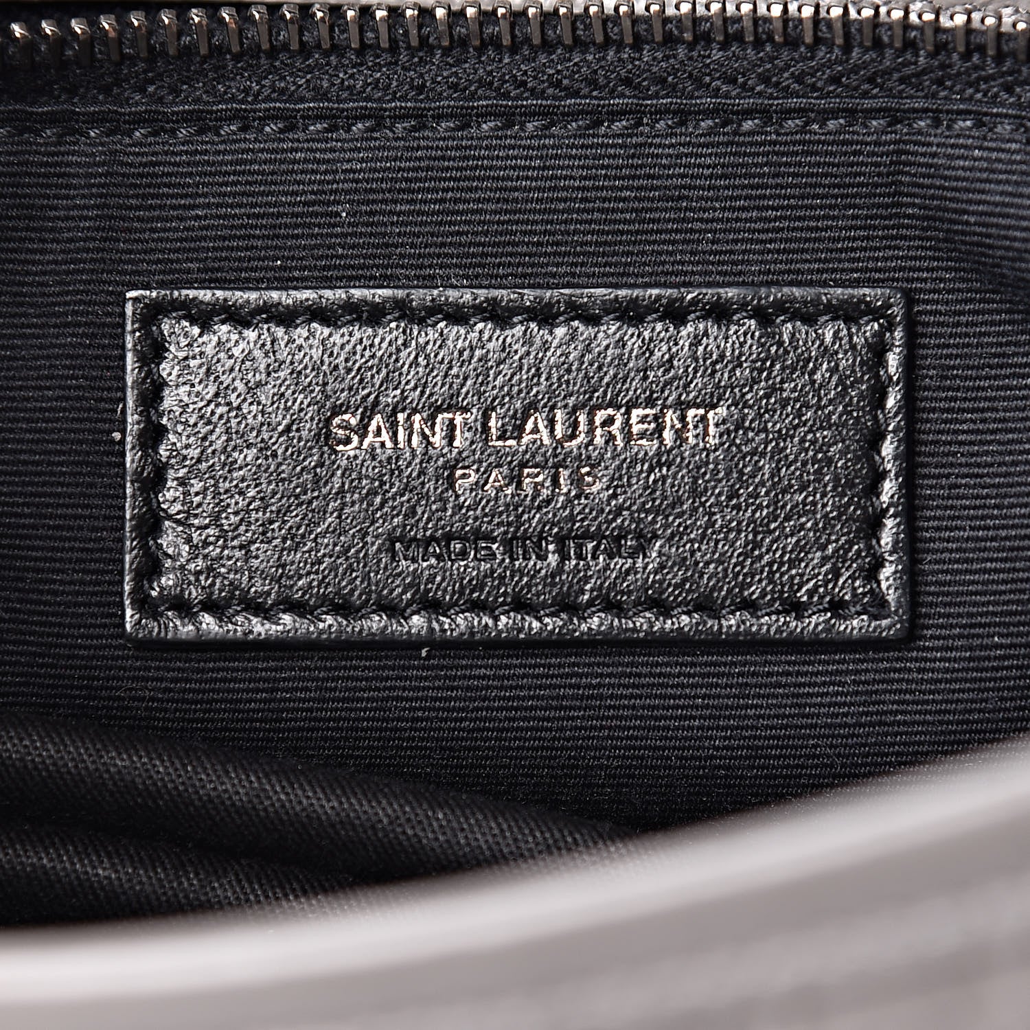 Saint Laurent Crinkled Calfskin Matelasse Monogram Medium Niki Chain Satchel Fog 7 of 11