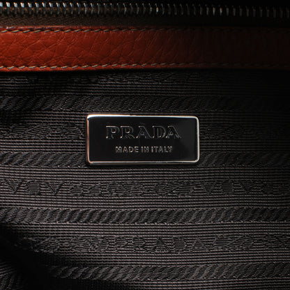 Prada Vitello Daino Bauletto Bowler Rame 9 of 10