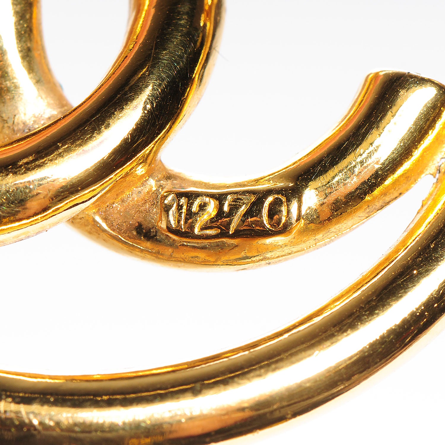 Chanel CC Brooch Pin Gold 5 of 6