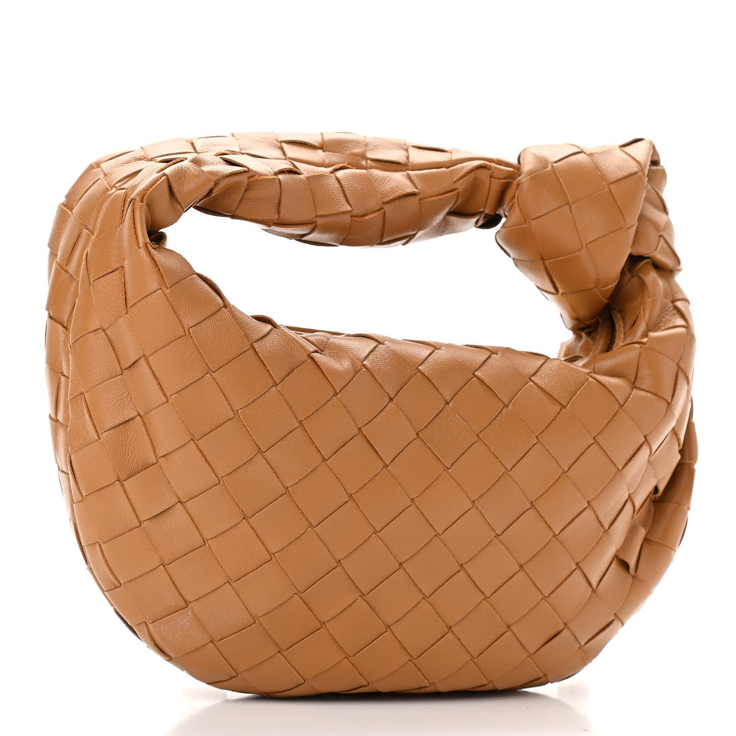 Nappa Intrecciato Mini Jodie Caramel