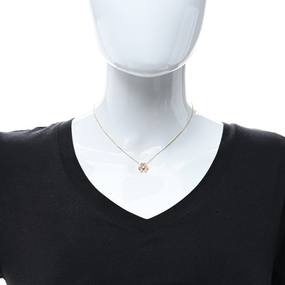 Van Cleef & Arpels 18K Yellow Gold Diamond Mini Frivole Pendant Pave Necklace 3 of 5