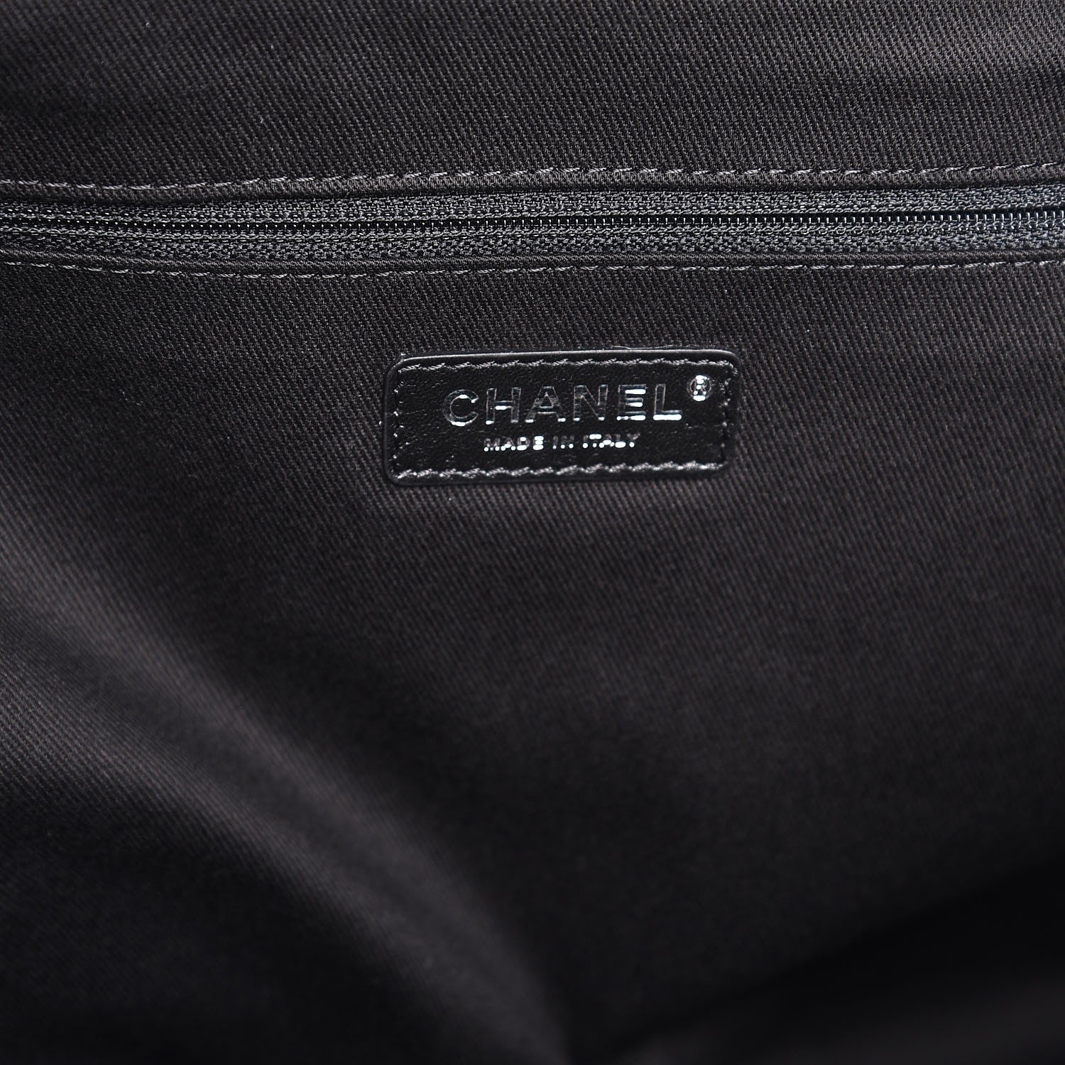 Chanel Canvas Large Deauville Tote Charcoal 14 of 16
