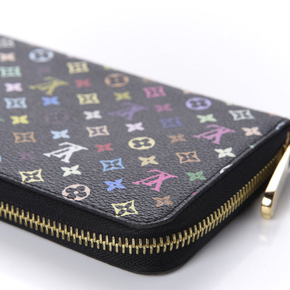 Louis Vuitton Monogram Multicolor Zippy Wallet Black Grenade 9 of 11