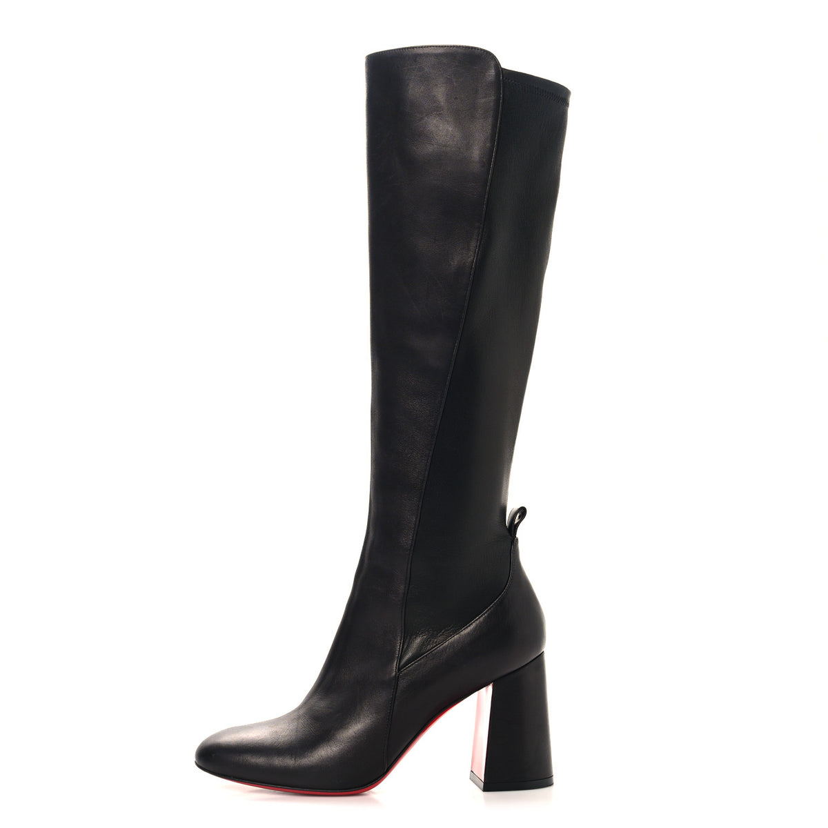 Christian Louboutin Calfskin Jane Botta 55 Knee High Boots 36.5 Black 1 of 6