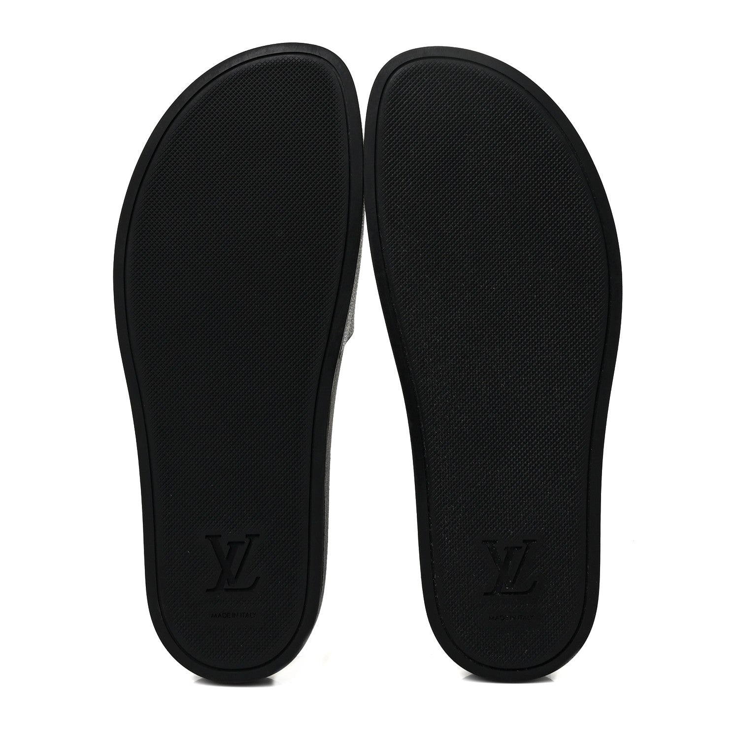 Louis Vuitton Rubber Monogram Mens Waterfront Mules 8.5 Macassar 5 of 9