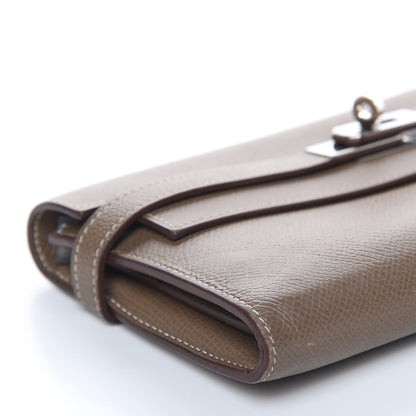 Hermes Epsom Kelly Longue Wallet Etoupe 8 of 11