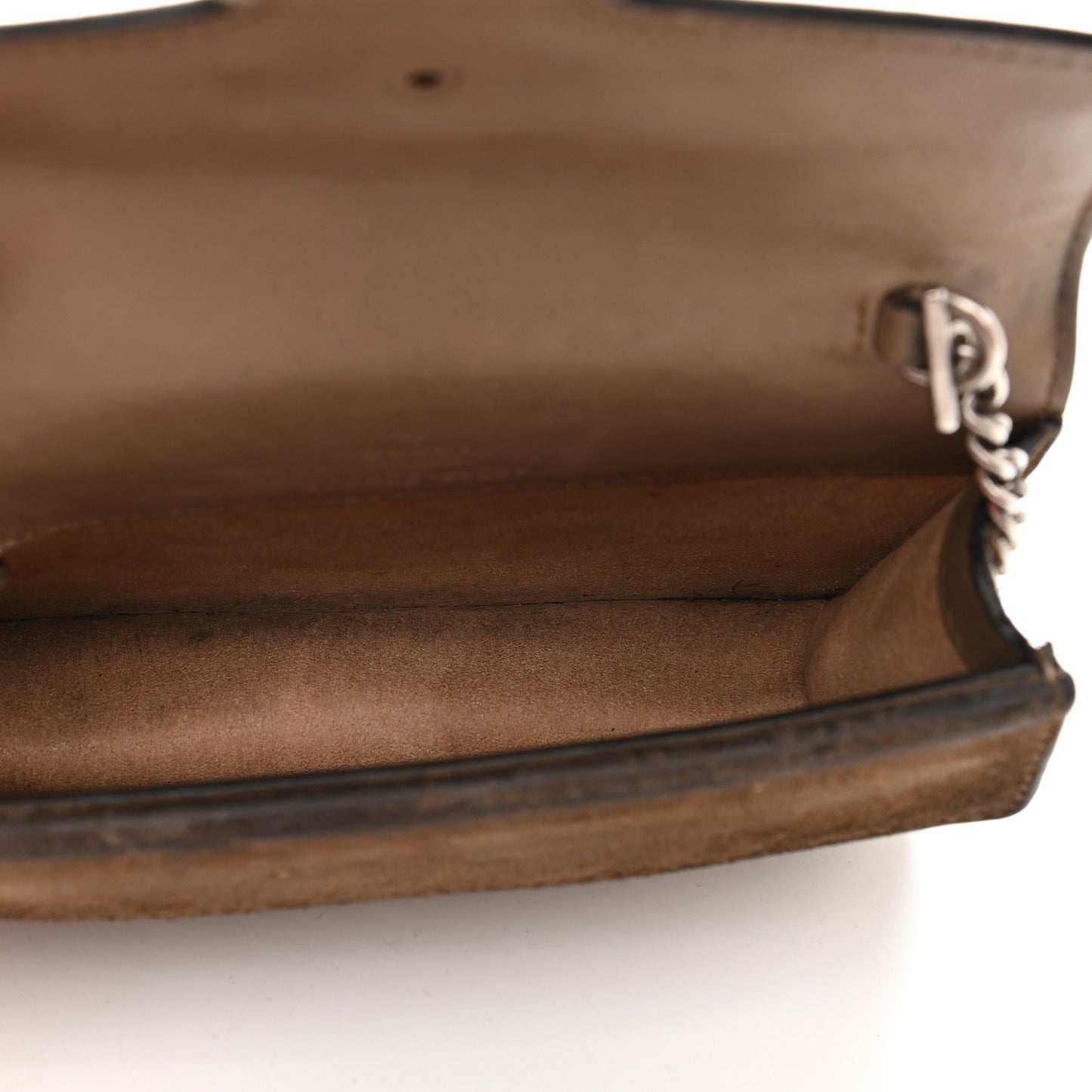 GG Supreme Monogram Super Mini Dionysus Shoulder Bag Taupe