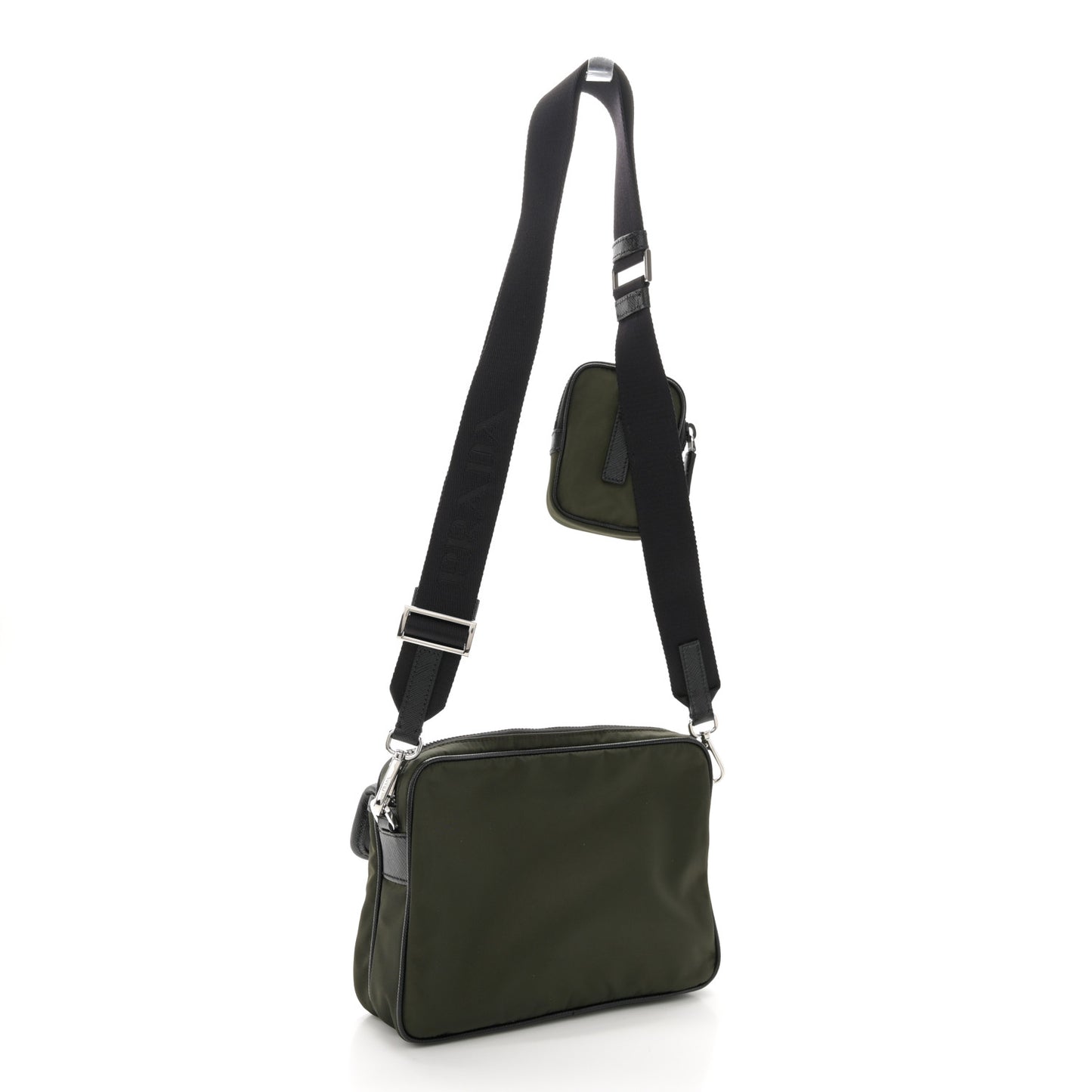 Re-Nylon Saffiano Shoulder Bag Tundra