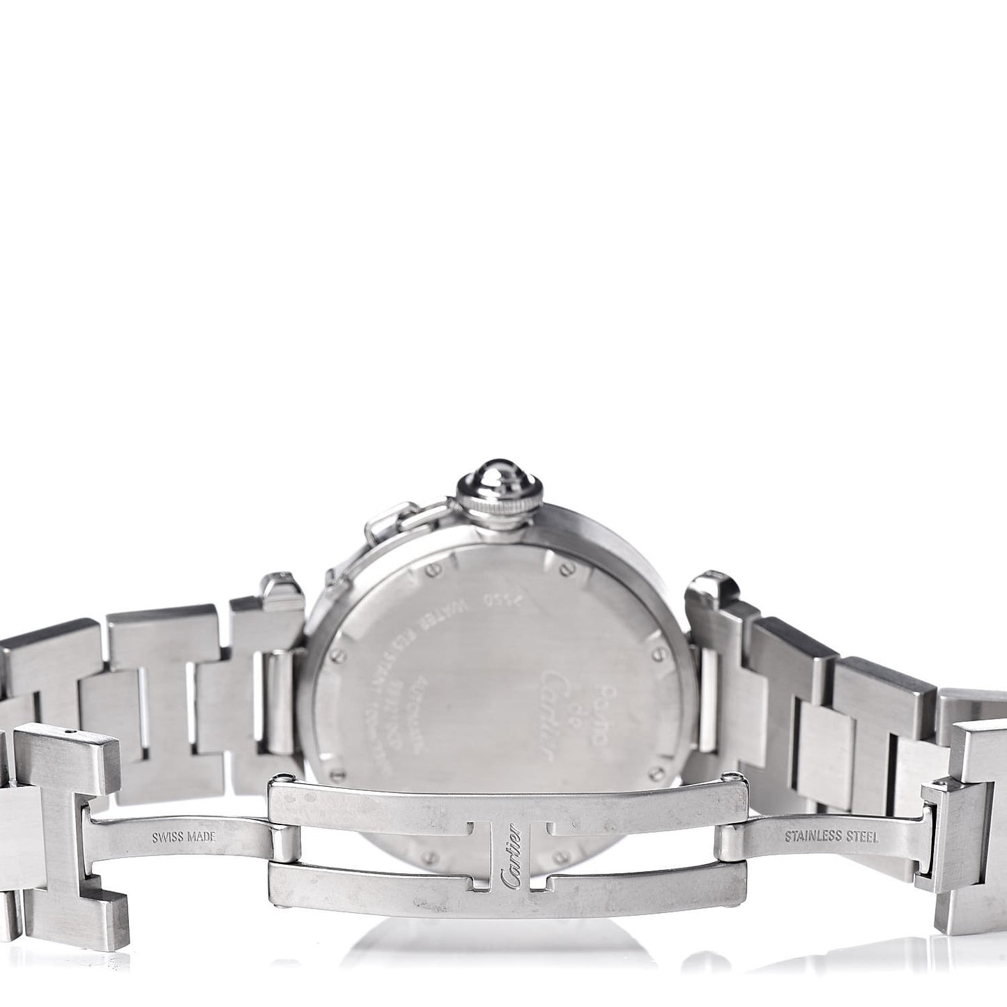 Stainless Steel 35mm Pasha C Big Date Automatic Watch Black