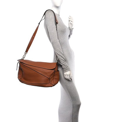 Loewe Calfskin Large Puzzle Bag Tan 3 of 9