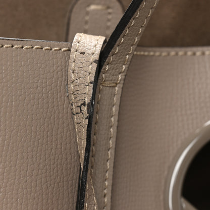 Fendi Vitello Vienna Enamel F is Fendi Shopping Tote Tortora Taupe 12 of 13