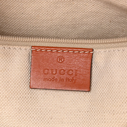 Gucci Monogram Medium Sukey Top Handle Tote Beige Orange 5 of 9