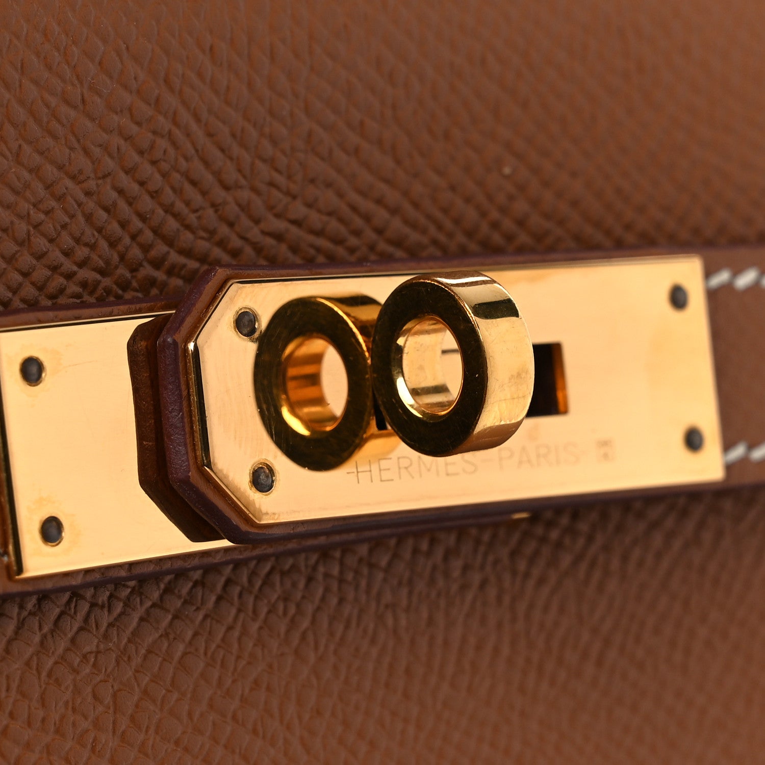 Hermes Epsom Kelly Sellier 32 Gold 12 of 15
