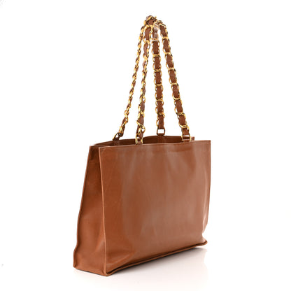 Chanel Lambskin Jumbo CC Shoulder Bag Brown 3 of 15
