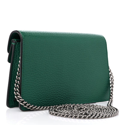 Gucci Calfskin Super Mini Dionysus Shoulder Bag Emerald 3 of 10