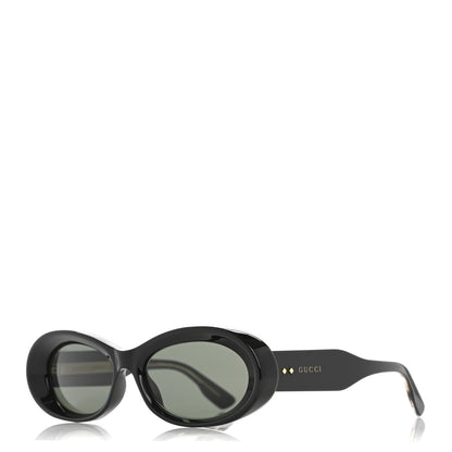 Gucci Acetate Oval Frame GG1527S Sunglasses Black 1 of 8