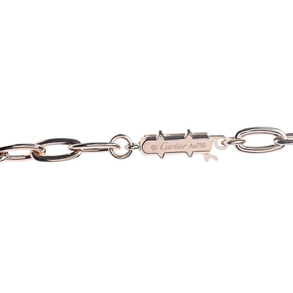 Cartier 18K Pink Gold Diamond Juste Un Clou Chain Necklace 4 of 6