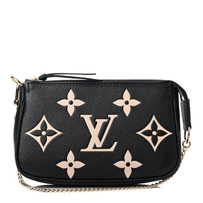 Louis Vuitton Empreinte Monogram Giant Mini Pochette Accessories Black 1 of 4