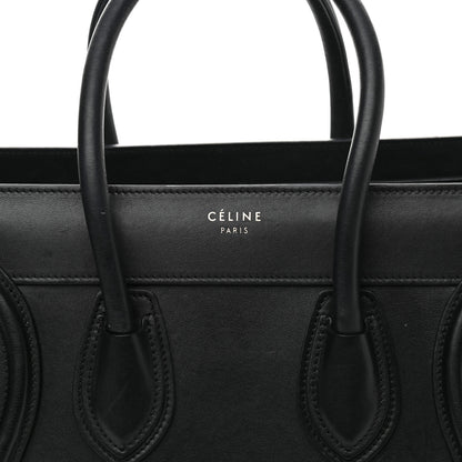 Celine Smooth Calfskin Micro Luggage Black 6 of 13