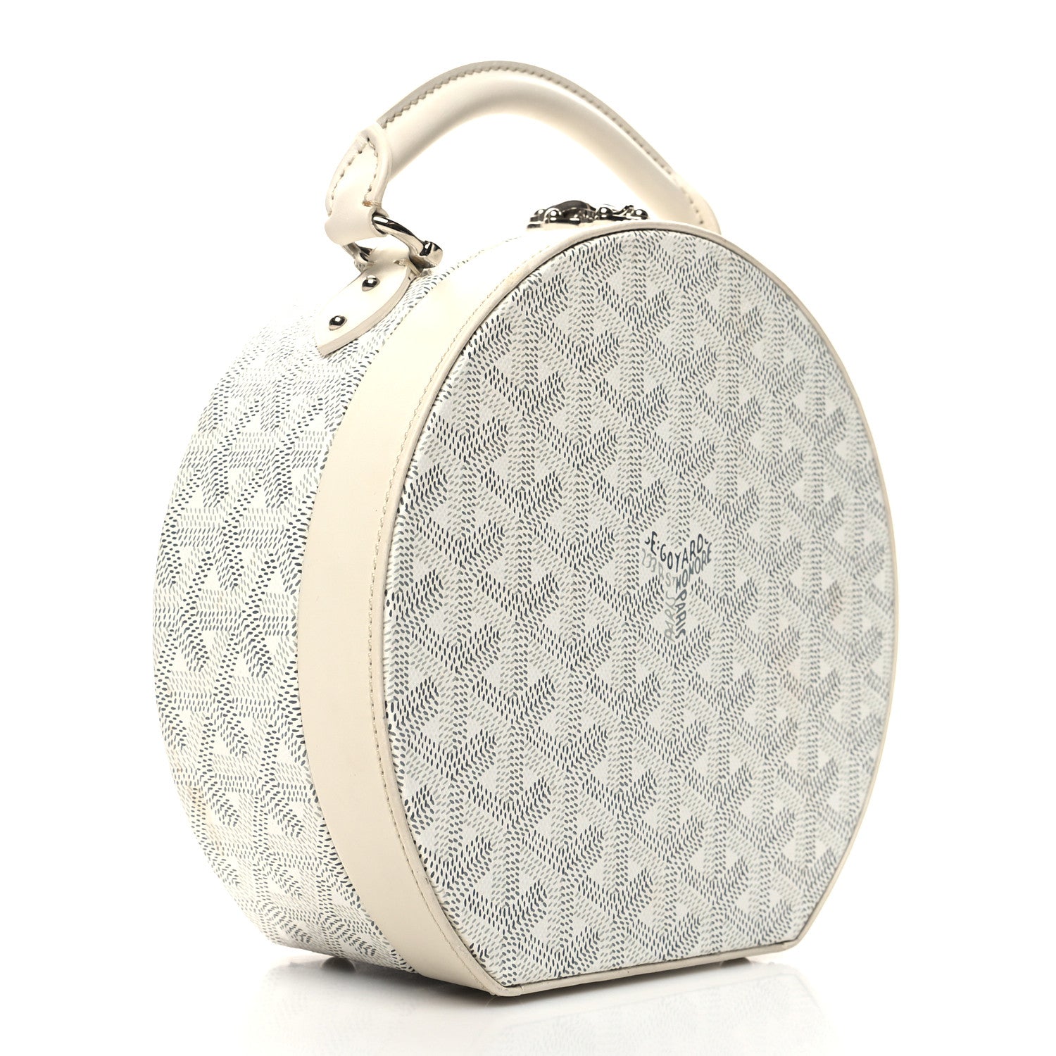 Goyard Goyardine Alto Hatbox White 3 of 10