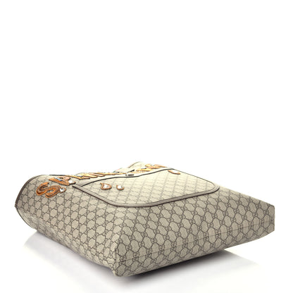 Gucci GG Supreme Monogram Web Spiritsimo Tote 4 of 8