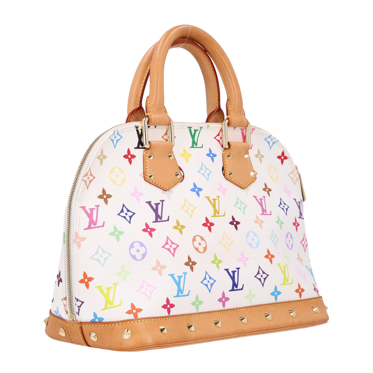 Louis Vuitton Monogram Multicolor Alma PM White 3 of 9