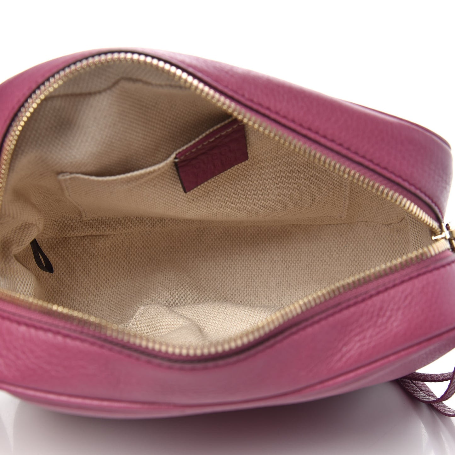 Pebbled Calfskin Small Soho Disco Bag Peonia Flower