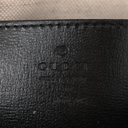 Gucci Azalea Calfskin Web Mini Horsebit 1955 Shoulder Bag Black 6 of 13