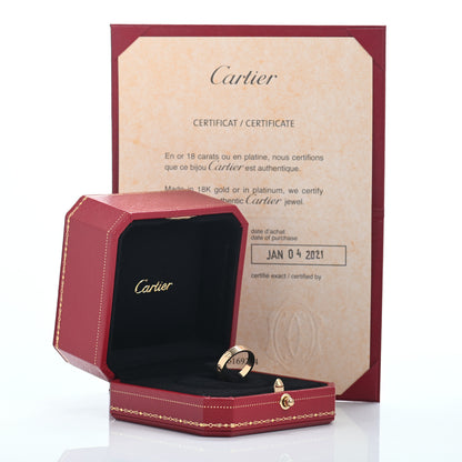 Cartier 18K Yellow Gold 3.5mm LOVE Wedding Band Ring 47 4 5 of 5