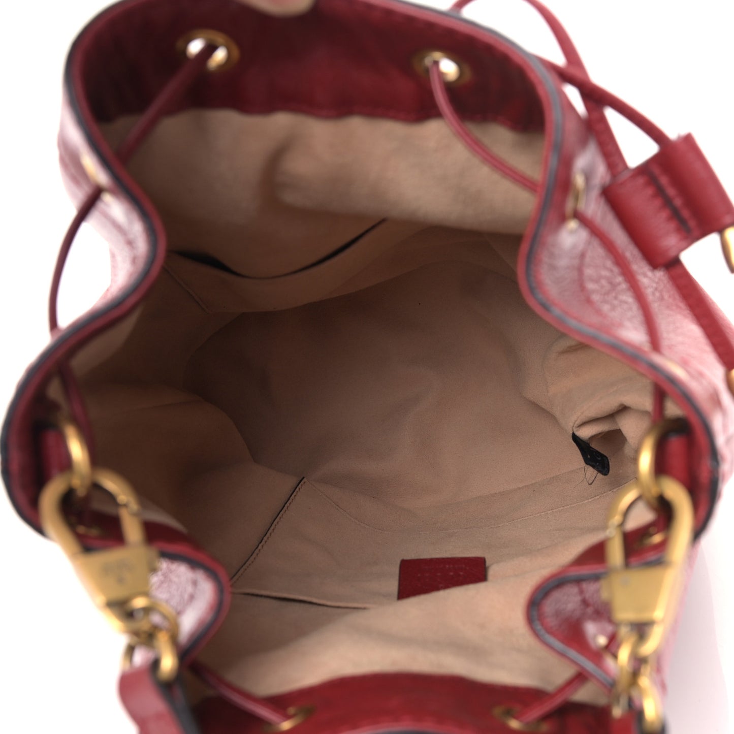 Piuma Lux Energy Medium Re(Belle) Convertible Bucket Bag Hibiscus Red