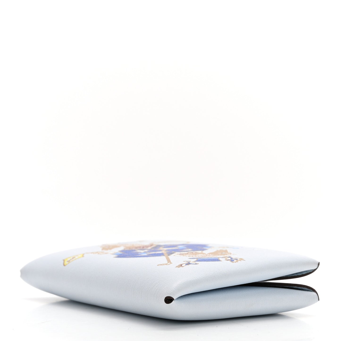 Swift Printed Cowboy Calvi Card Case Bleu Brume