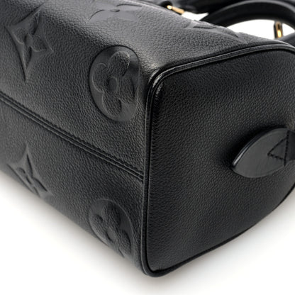 Louis Vuitton Empreinte Monogram Giant Speedy Bandouliere 20 Black 9 of 9
