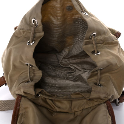 Prada Tessuto Nylon Vela Medium Backpack Beige 4 of 15