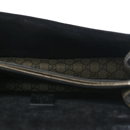Gucci GG Supreme Monogram Medium Dionysus Shoulder Bag Black 5 of 10