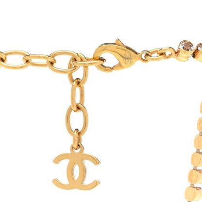 Chanel Metal Crystal CC Marquise Choker Gold 5 of 6