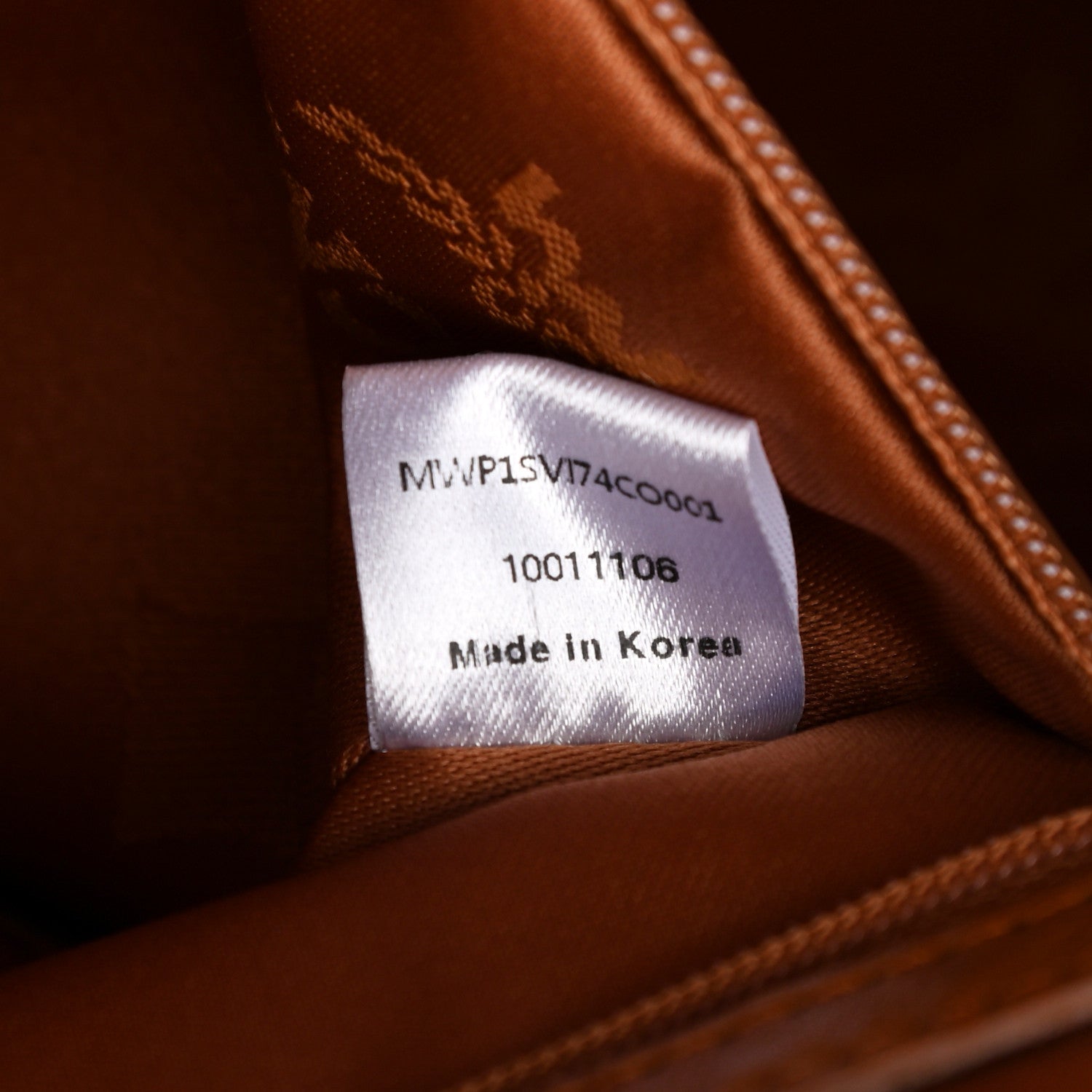 MCM Visetos Shoulder Bag Cognac 7 of 13