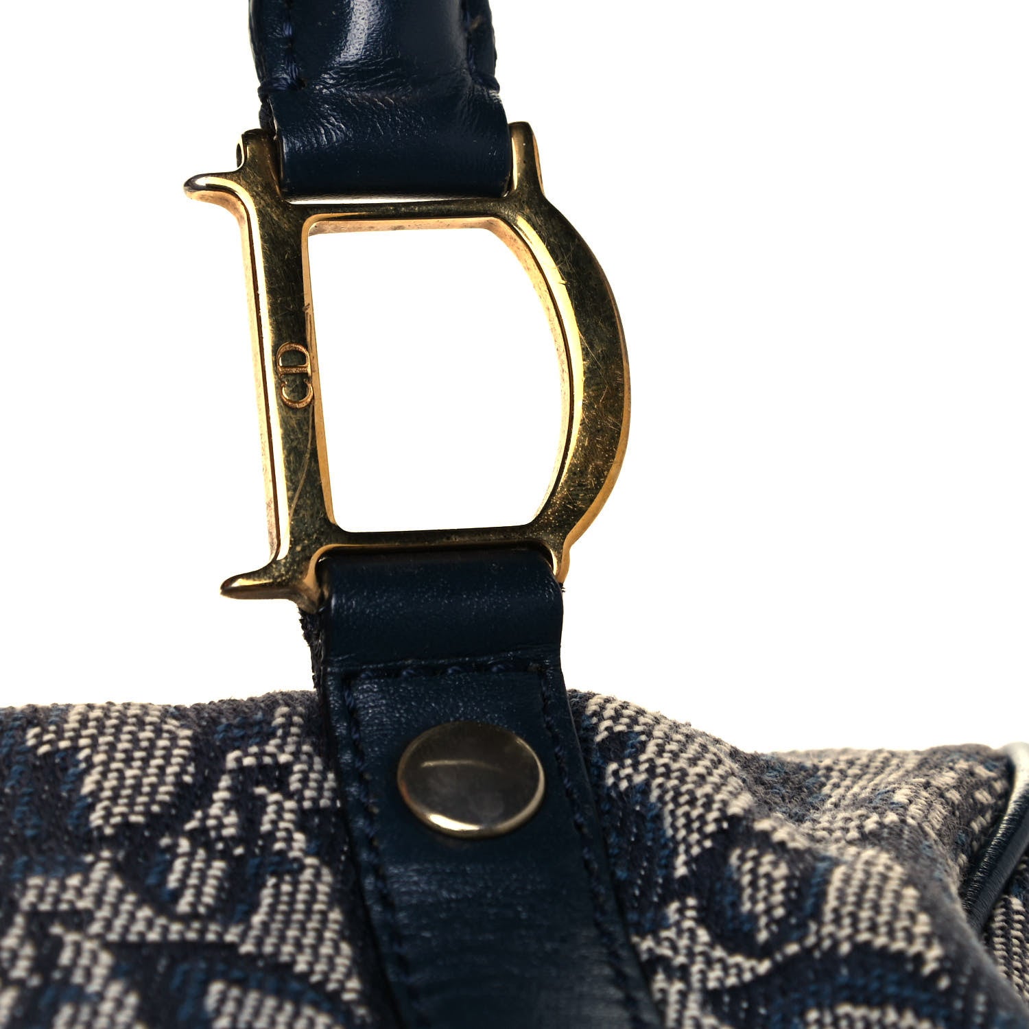 Christian Dior Monogram Boston Navy Blue 15 of 16