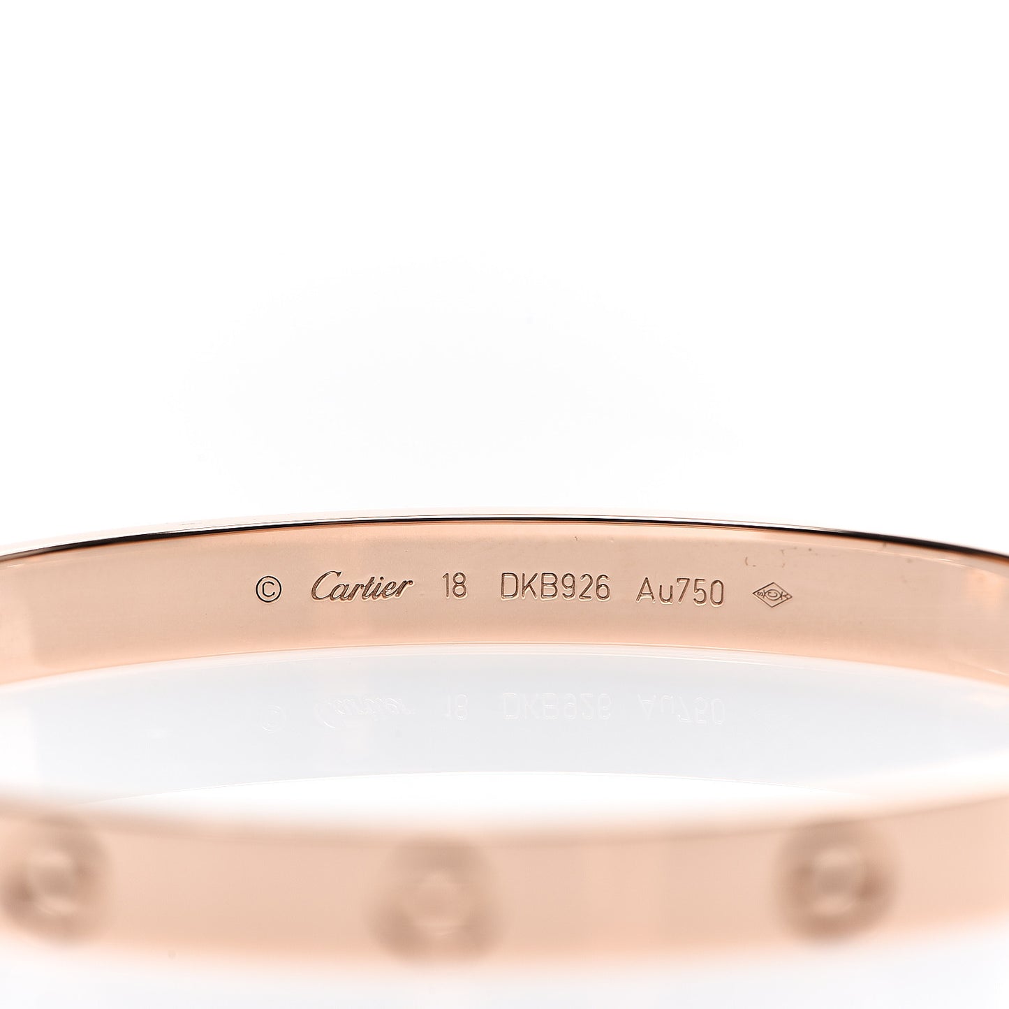 18K Pink Gold LOVE Bracelet 18