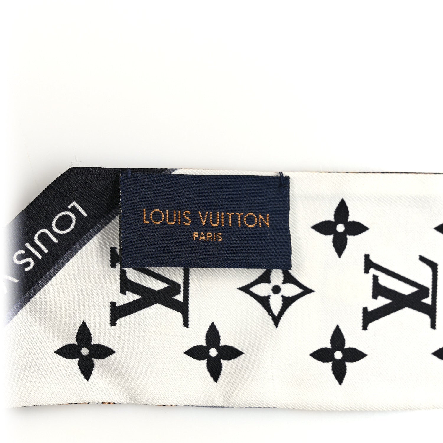 Louis Vuitton Silk Monogram Let's Go BB Bandeau Black 3 of 4