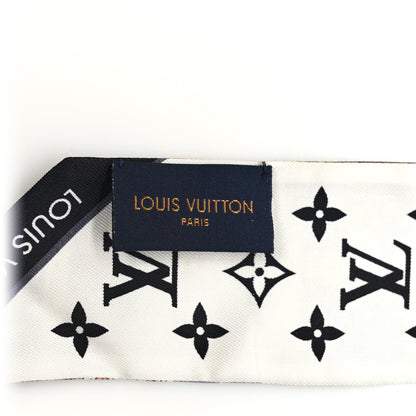 Louis Vuitton Silk Monogram Let's Go BB Bandeau Black 3 of 4