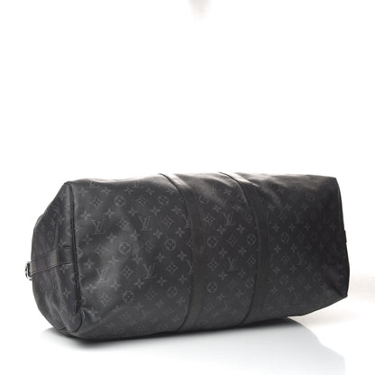 Louis Vuitton Monogram Eclipse Keepall Bandouliere 55 4 of 15