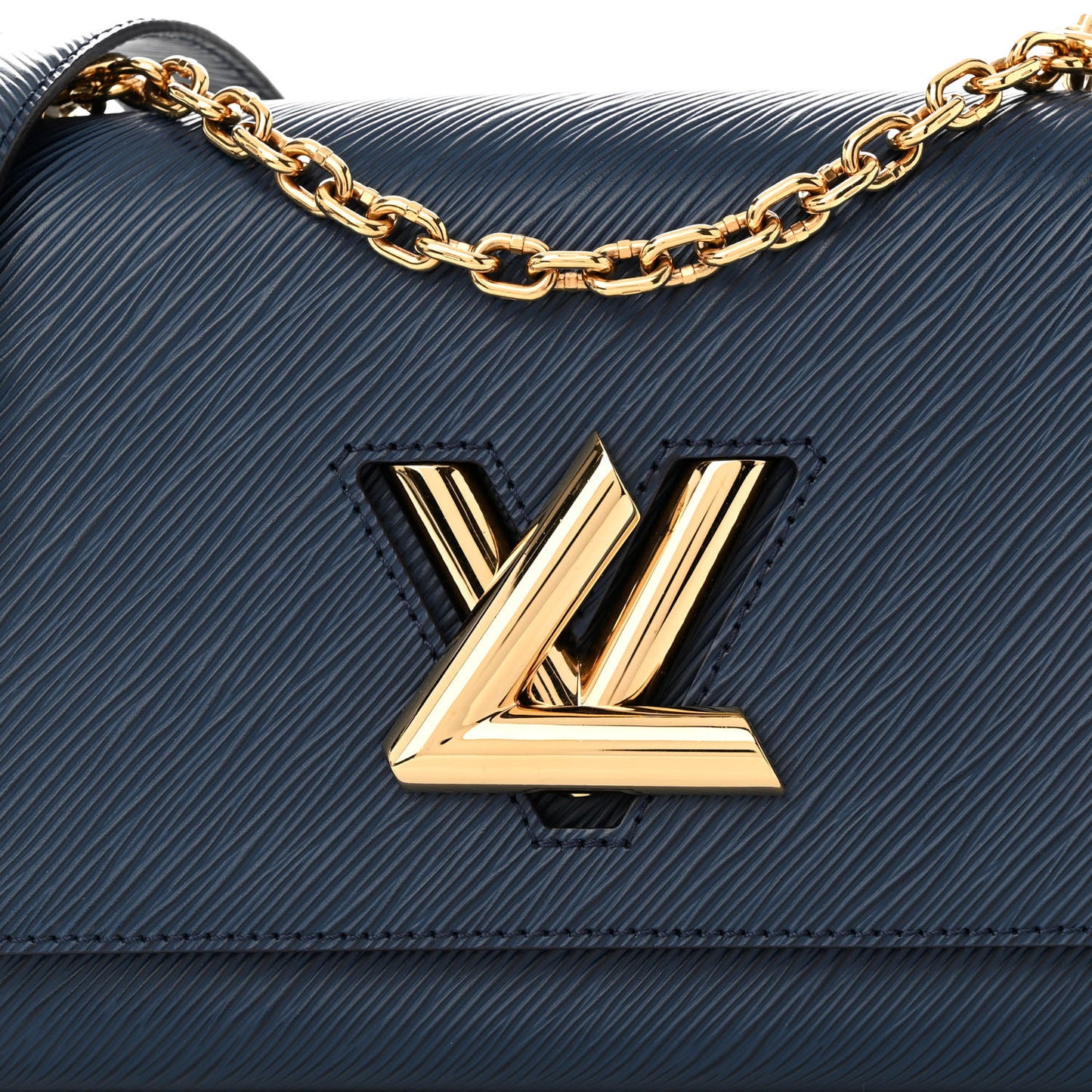 Epi Twist Shoulder Bag MM Indigo